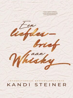cover image of Een liefdesbrief aan Whisky